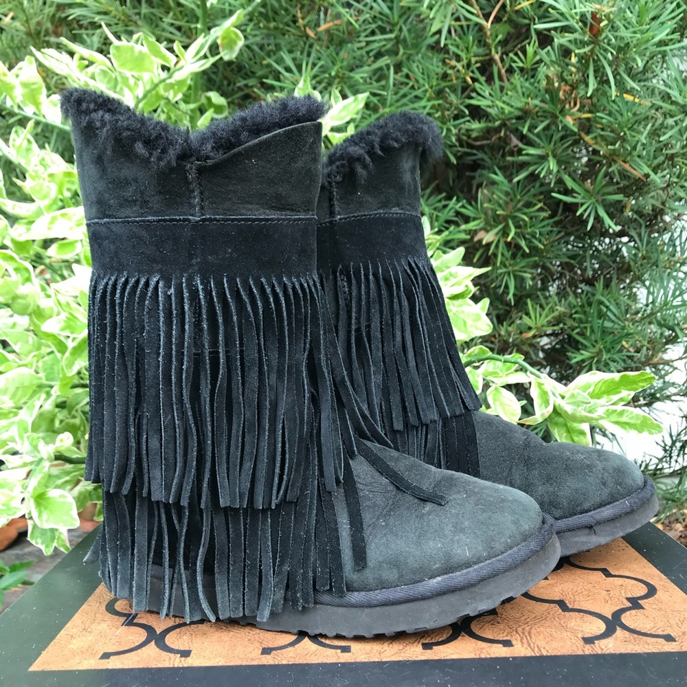 Koolaburra Ugg Fringe Boots